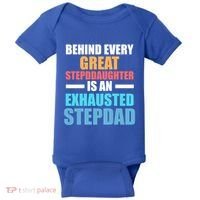 Behind Every Stepdaughter Is A Stepdad Stepdad Gift Baby Bodysuit thumb 0