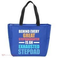 Behind Every Stepdaughter Is A Stepdad Stepdad Gift Tote Bag thumb 0