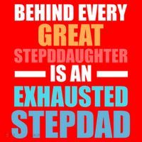 Behind Every Stepdaughter Is A Stepdad Stepdad Gift Santa Hat thumb 1