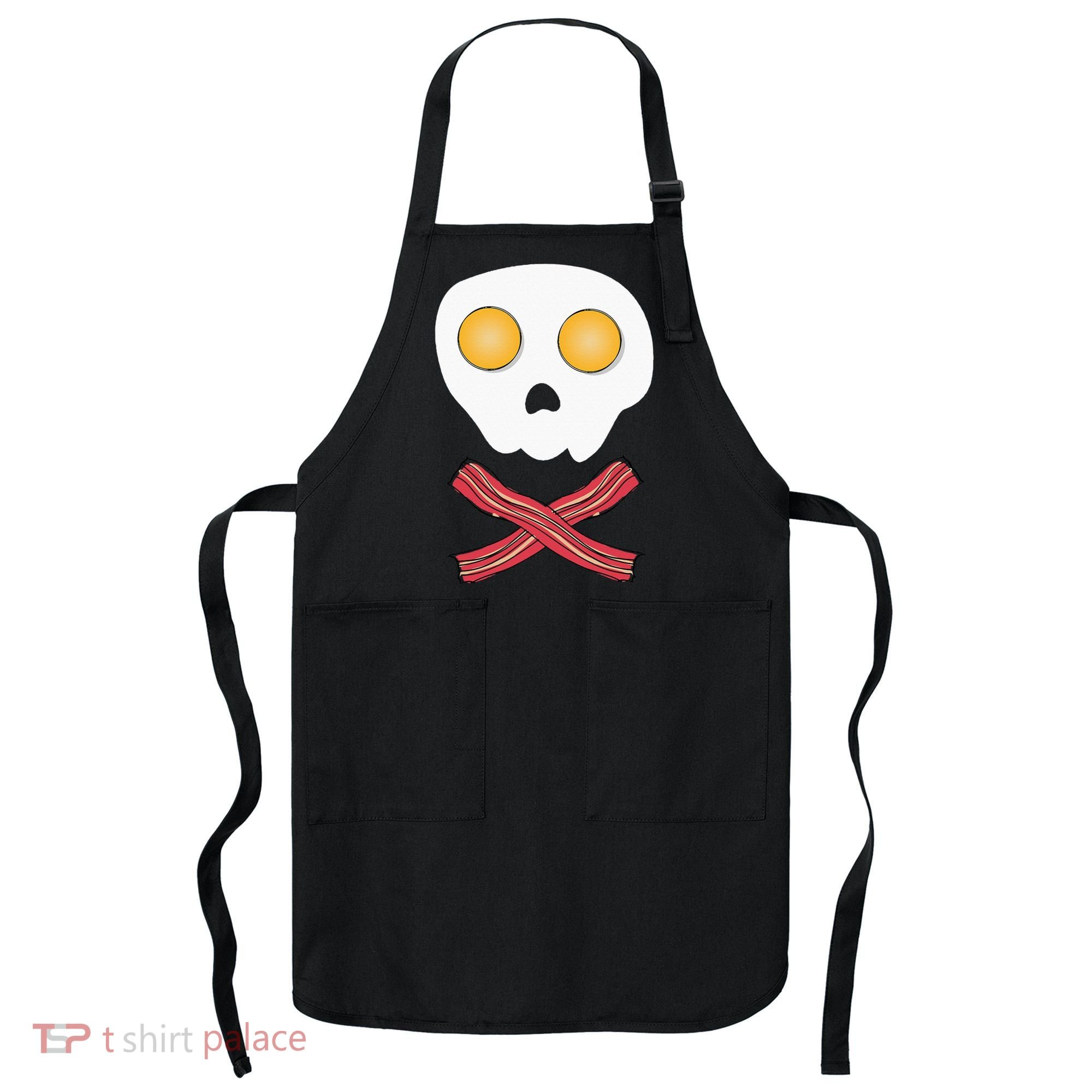 Bacon & Eggs Skull & Crossbones Fried Breakfast Gift Apron