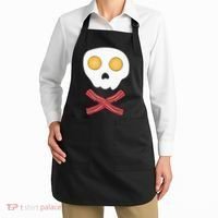 Bacon & Eggs Skull & Crossbones Fried Breakfast Gift Apron thumb 2