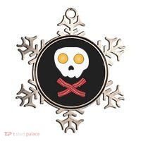 Bacon & Eggs Skull & Crossbones Fried Breakfast Gift Ornament thumb 0