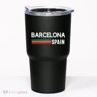 Barcelona Espana Spain Est. Souvenir Flag Map Vacation Tumbler thumb 0