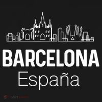 Barcelona Espana Spain Est Souvenir Flag Map Vacation Ornament thumb 1