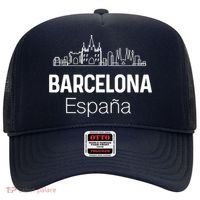 Barcelona Espana Spain Est Souvenir Flag Map Vacation Hat thumb 0