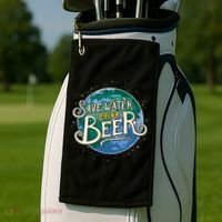 Beer Ers Save Water Beer Malt Brewery Gift Golf Towel thumb 2