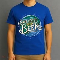 Beer Ers Save Water Beer Malt Brewery Gift T-Shirt thumb 3