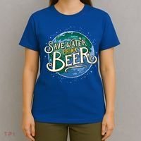 Beer Ers Save Water Beer Malt Brewery Gift T-Shirt thumb 4