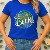 Beer Ers Save Water Beer Malt Brewery Gift Women's T-Shirt thumb 2