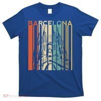 Barcelona Espana Spain Catalonia Spanish Espanol Retro Eu Meaningful Gift T-Shirt thumb 0