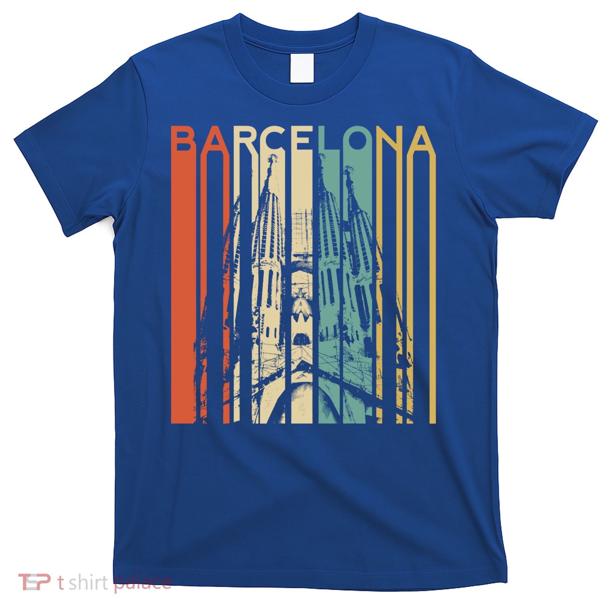 Barcelona Espana Spain Catalonia Spanish Espanol Retro Eu Meaningful Gift T-Shirt
