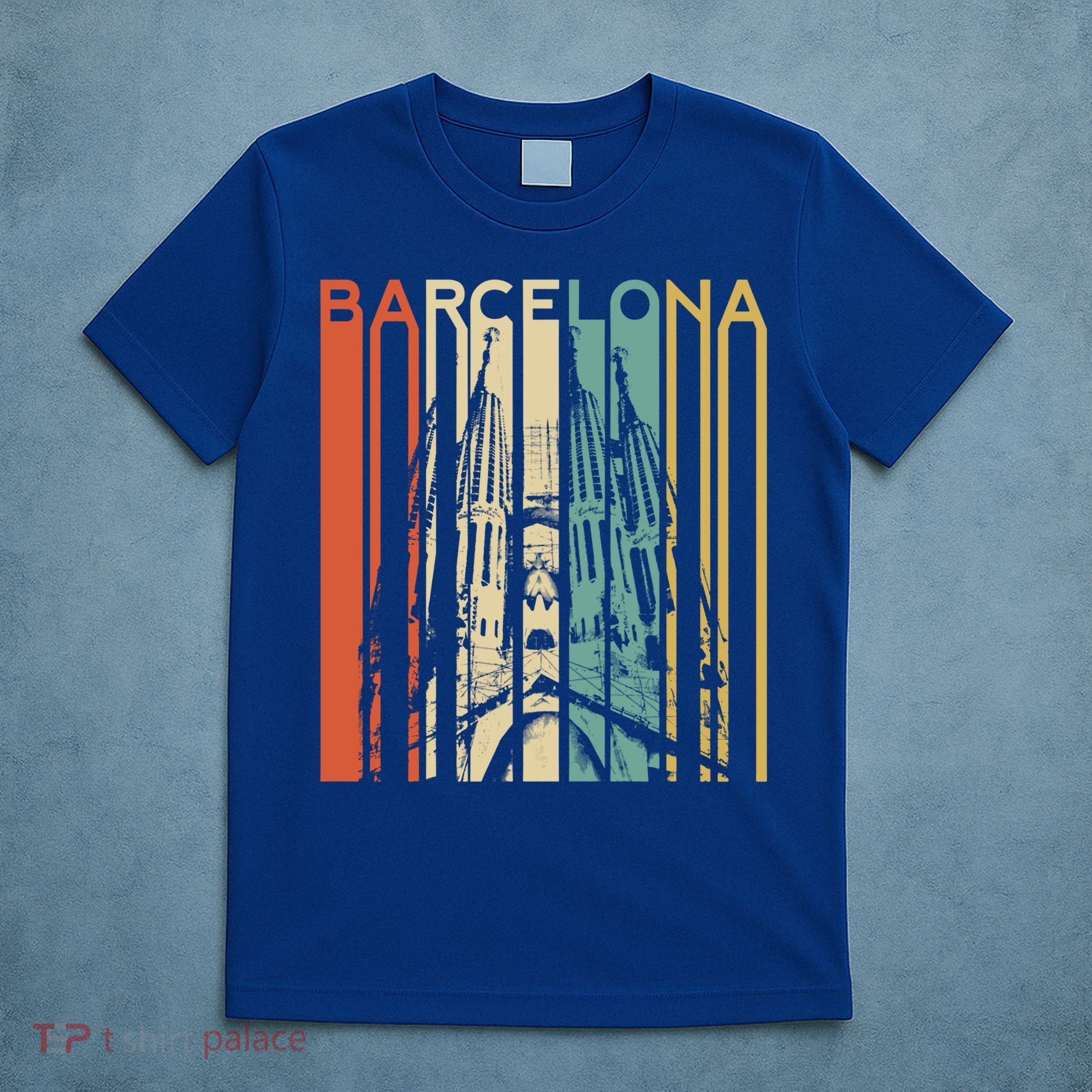 Barcelona Espana Spain Catalonia Spanish Espanol Retro Eu Meaningful Gift T-Shirt