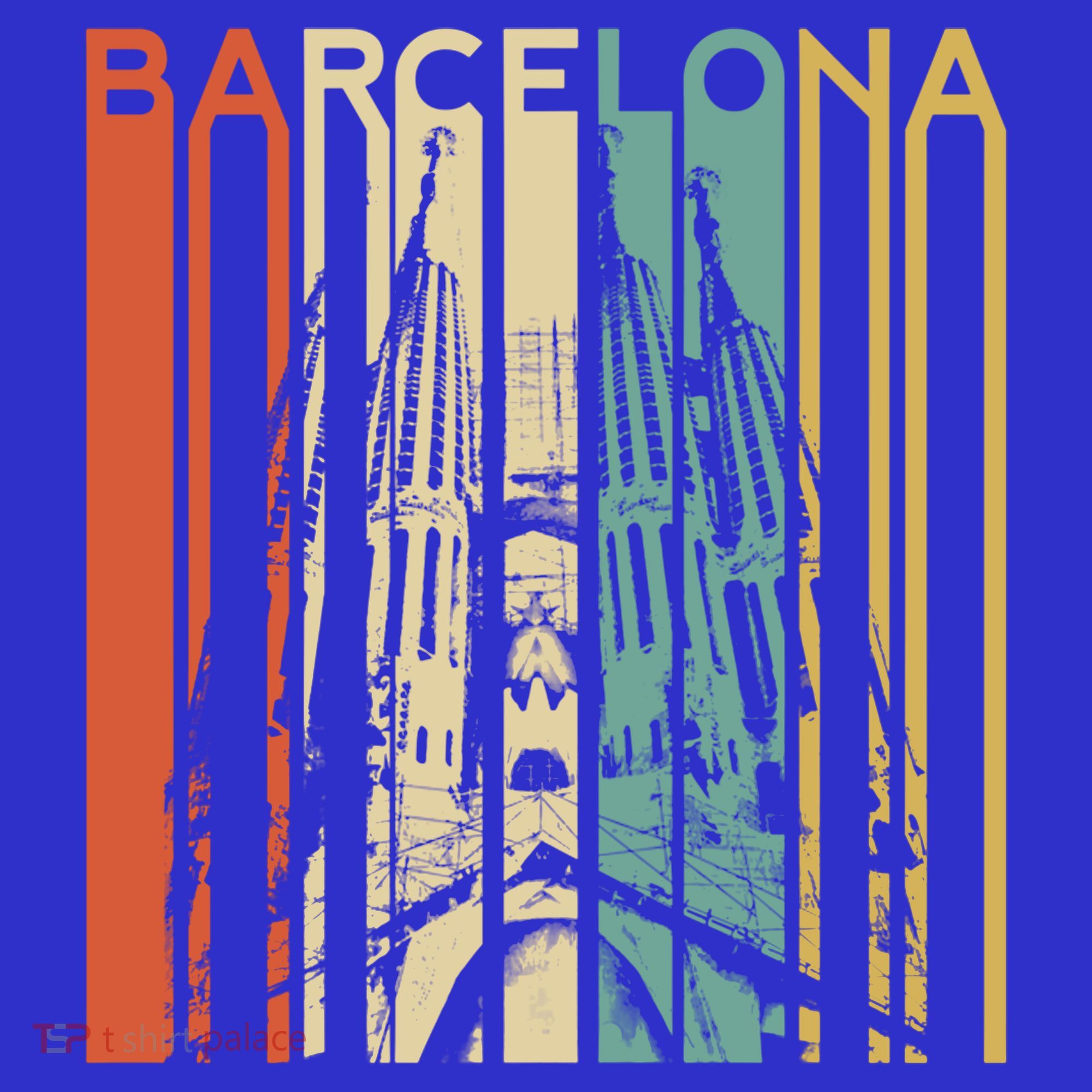 Barcelona Espana Spain Catalonia Spanish Espanol Retro Eu Meaningful Gift T-Shirt