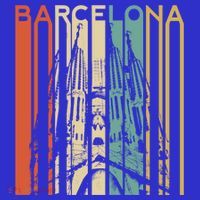 Barcelona Espana Spain Catalonia Spanish Espanol Retro Eu Meaningful Gift Tank Top thumb 6