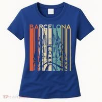 Barcelona Espana Spain Catalonia Spanish Espanol Retro Eu Meaningful Gift Women's T-Shirt thumb 0