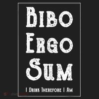 Bibo Ergo Sum I Drink Therefore I Am Latin Alcohol Women's Sweatshirt thumb 2