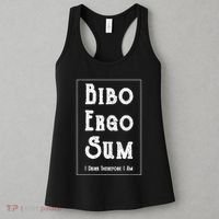 Bibo Ergo Sum I Drink Therefore I Am Latin Alcohol Women's Tank Top thumb 3