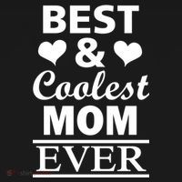 Best And Coolest Mom Ever USA-Made Doggie Bandana thumb 2