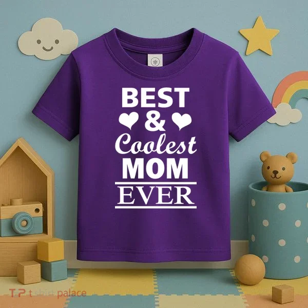 Best And Coolest Mom Ever Toddler T-Shirt