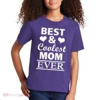 Best And Coolest Mom Ever Kids T-Shirt thumb 2
