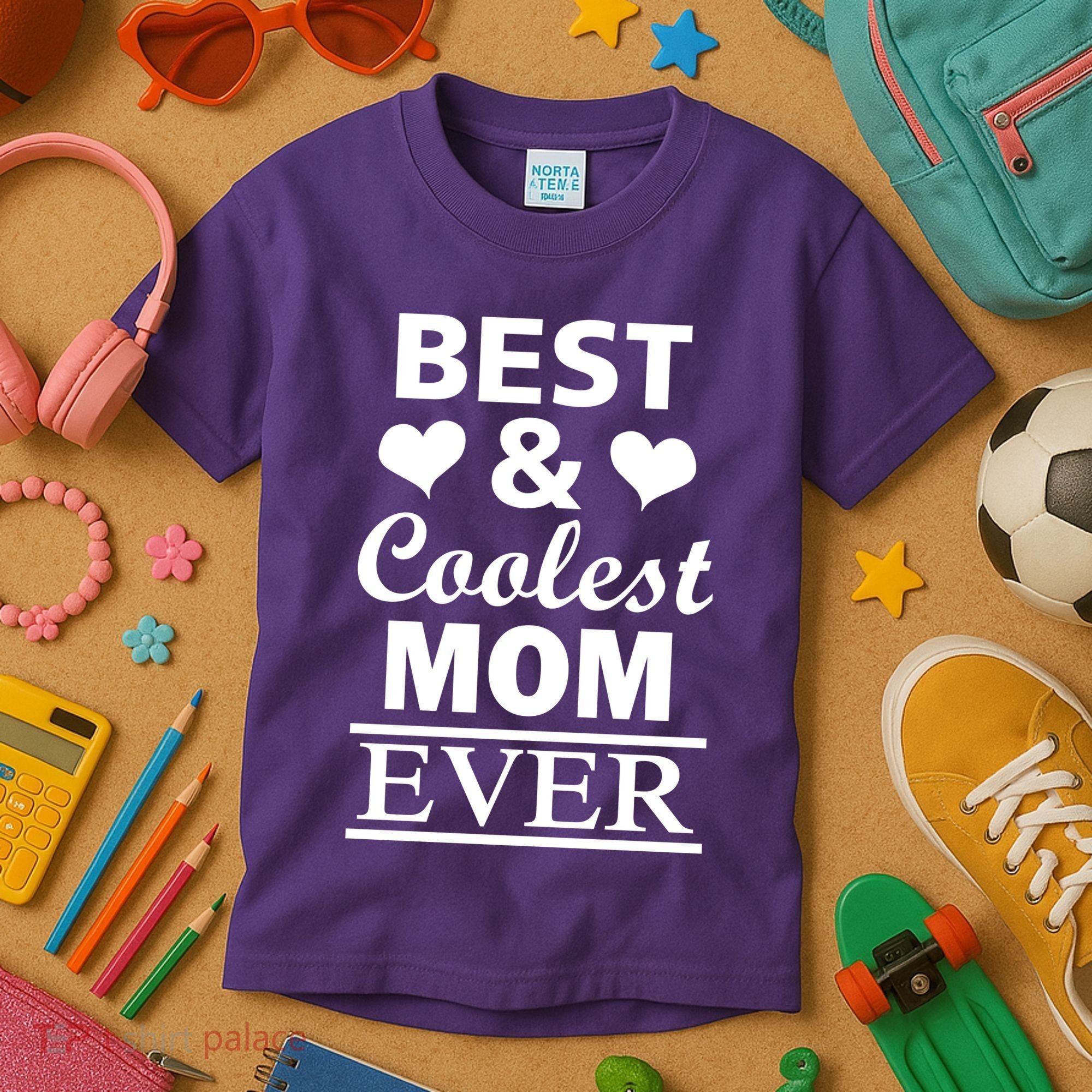Best And Coolest Mom Ever Kids T-Shirt
