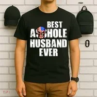 Best Asshole Husband Ever T-Shirt thumb 6