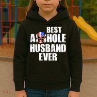 Best Asshole Husband Ever Kids Hoodie thumb 3