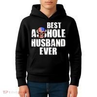 Best Asshole Husband Ever Kids Hoodie thumb 4