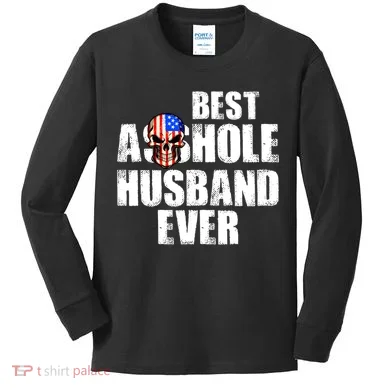 Best Asshole Husband Ever Kids Long Sleeve Shirt