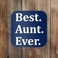 Best Aunt Ever Coaster thumb 0