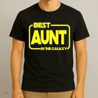Best Aunt In The Galaxy T-Shirt thumb 3