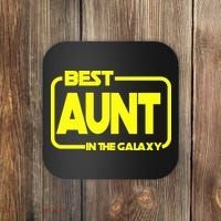 Best Aunt In The Galaxy Coaster thumb 0