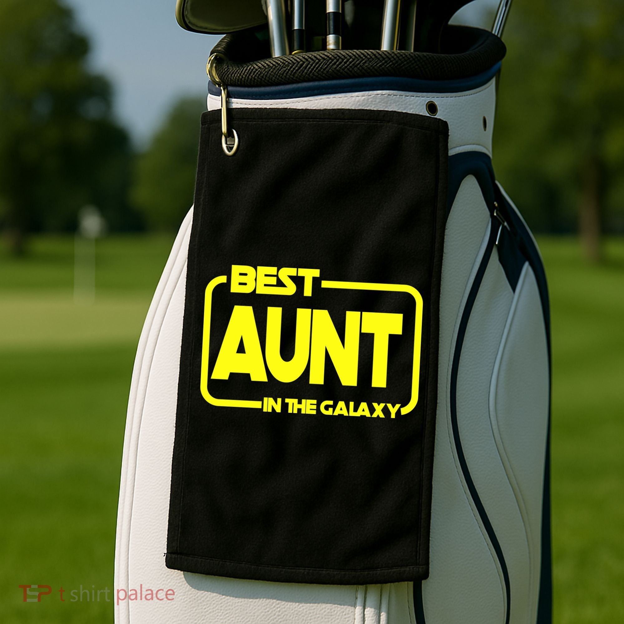 Best Aunt In The Galaxy Golf Towel