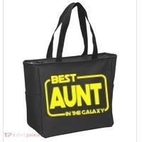 Best Aunt In The Galaxy Tote Bag thumb 2