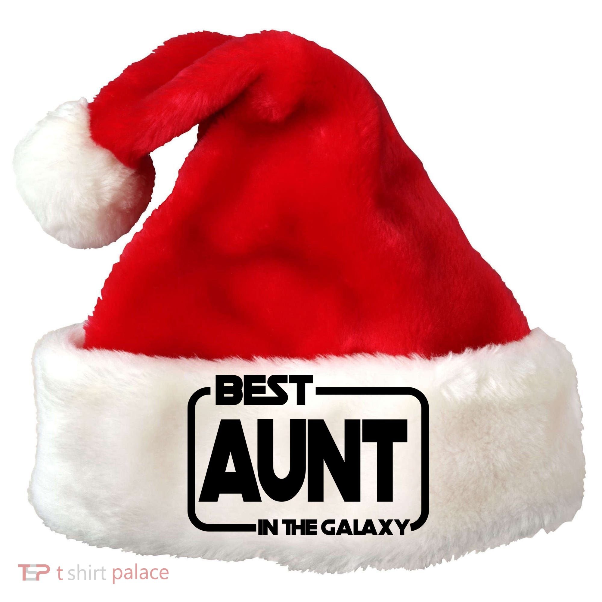 Best Aunt In The Galaxy Santa Hat