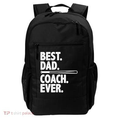 Best Baseball Dad Coach Ever Backpack