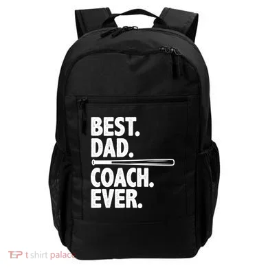 Best Baseball Dad Coach Ever Backpack