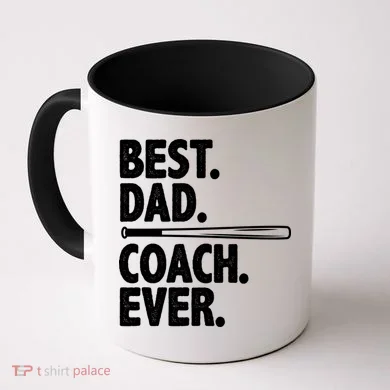 Best Baseball Dad Coach Ever Coffee Mug