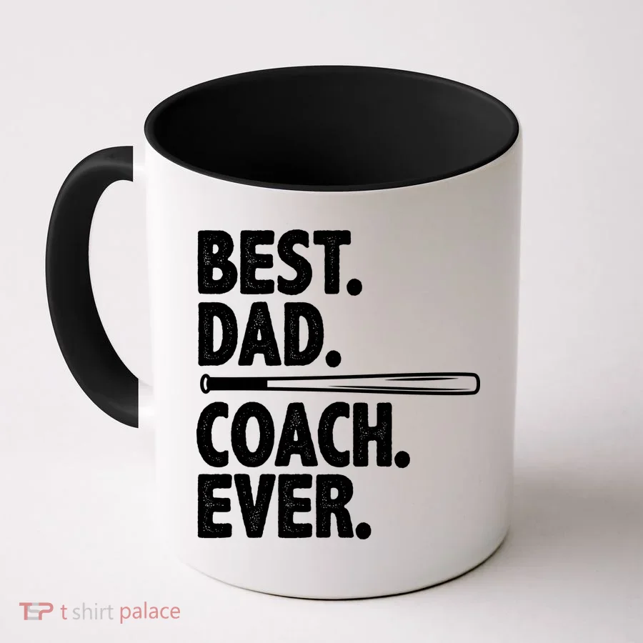 Best Baseball Dad Coach Ever Coffee Mug