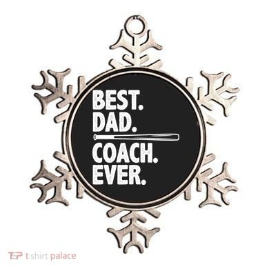 Best Baseball Dad Coach Ever Ornament