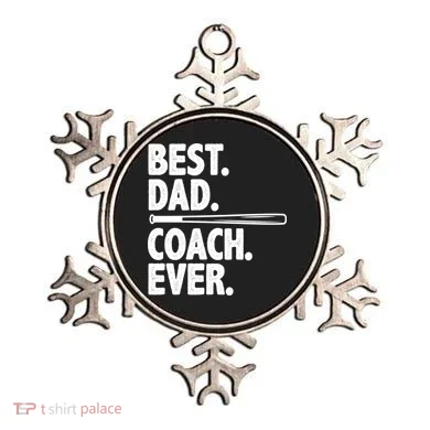 Best Baseball Dad Coach Ever Ornament