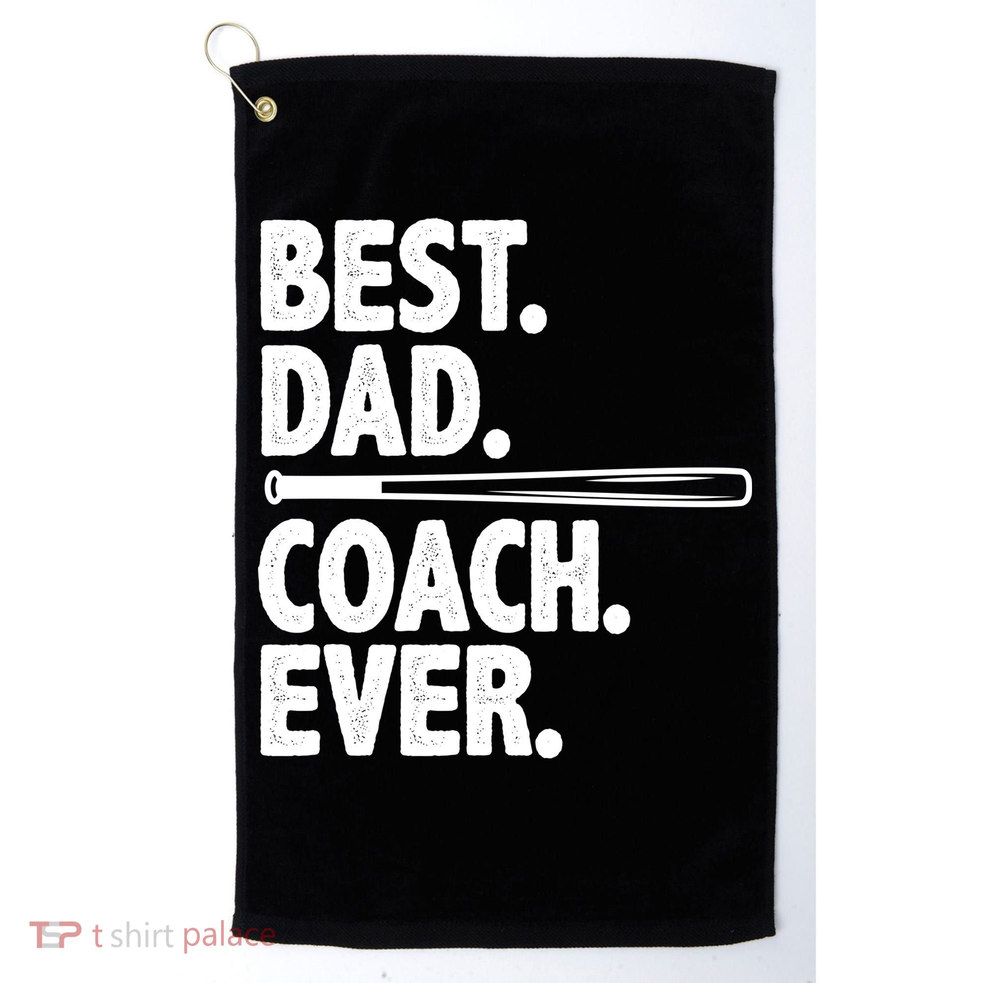 Best Baseball Dad Coach Ever Golf Towel