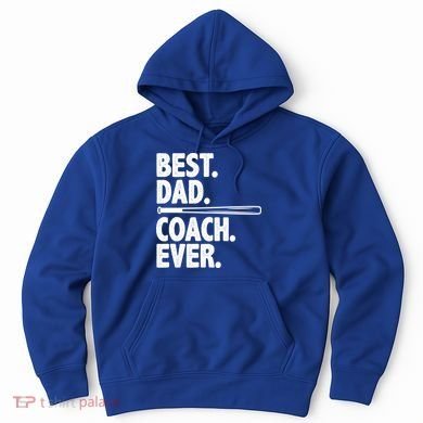 Best Baseball Dad Coach Ever Hoodie