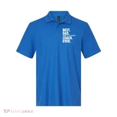 Best Baseball Dad Coach Ever Polo
