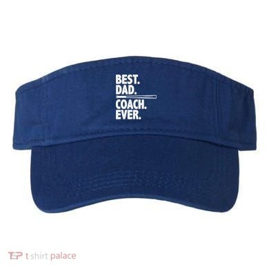 Best Baseball Dad Coach Ever Visor