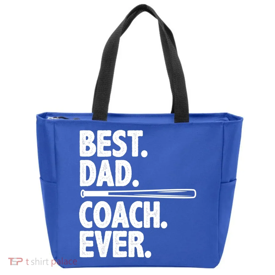 Best Baseball Dad Coach Ever Tote Bag
