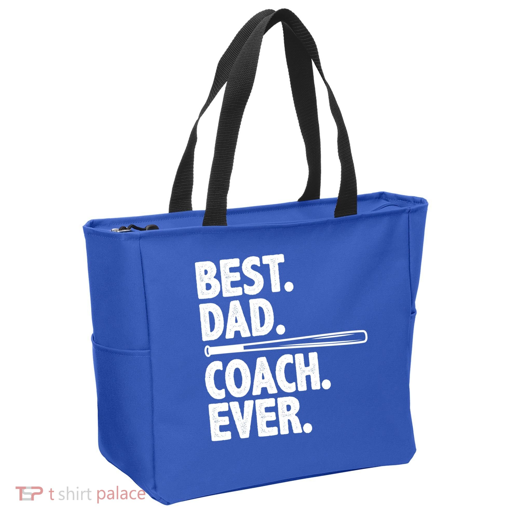 Best Baseball Dad Coach Ever Tote Bag