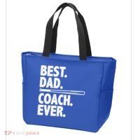 Best Baseball Dad Coach Ever Tote Bag thumb 3