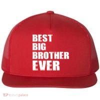 Best Big Brother Ever Flat Bill Trucker Hat thumb 0