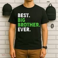 Best Big Brother Ever Older Sibling T-Shirt thumb 6